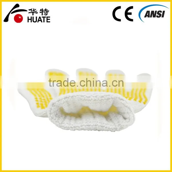 CE Standard Working Gloves,safety Pvc Dotted Cotton Gloves photo-5