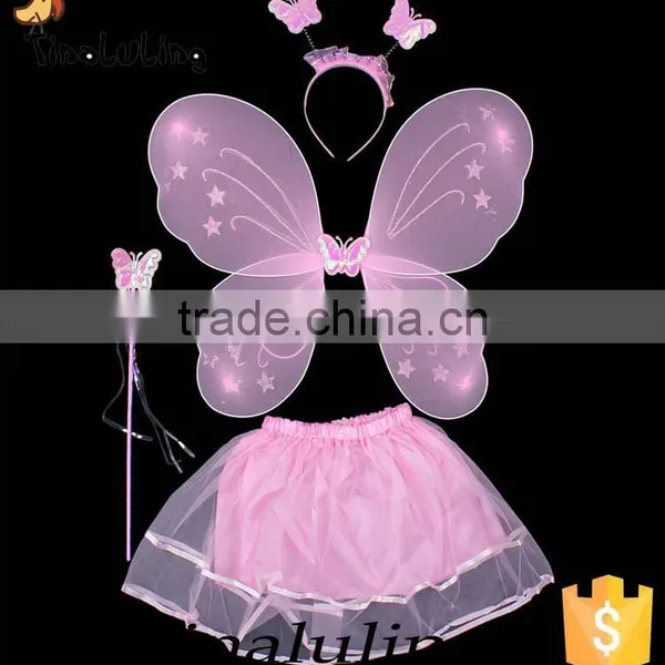New Products 2016 Butterfly Fairy Wing Girls Party Dress Costume Party Supplies photo-5