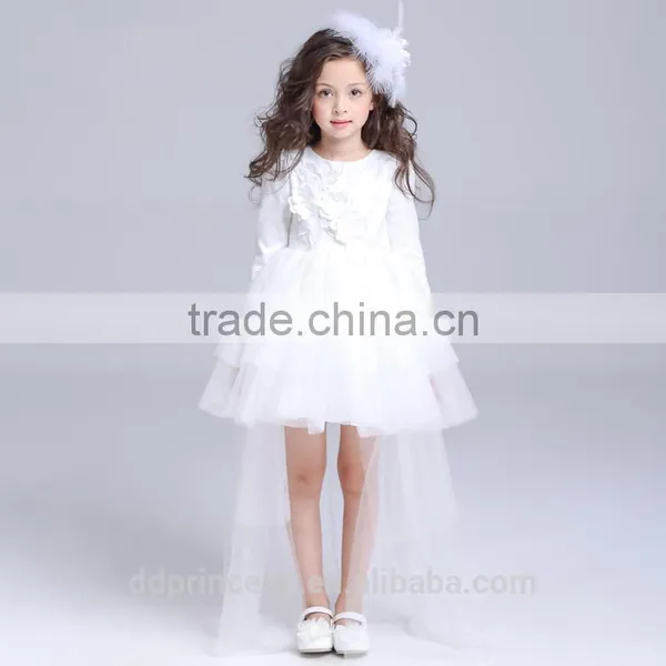 Fancy Dress Competition Children Baby Girl Frock Fancy Smoking Dress for Kids photo-4