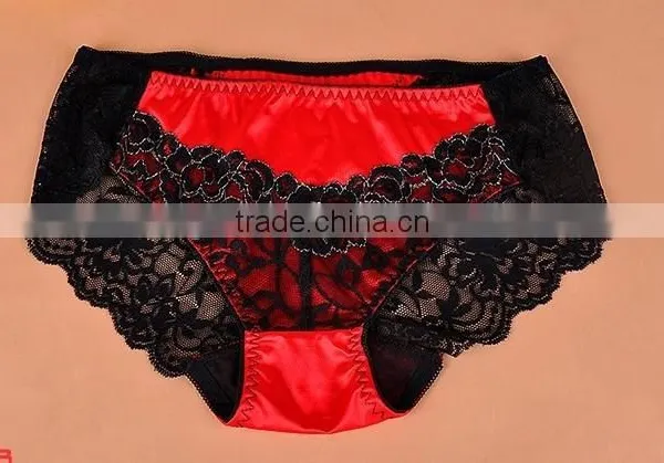 Fashion Slik Women Sexy Underwear Silk Brief photo-2
