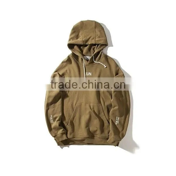 Hot Sale Cheap Long Sleeve Kangaroo Pocket Sports Hoodie Men photo-2