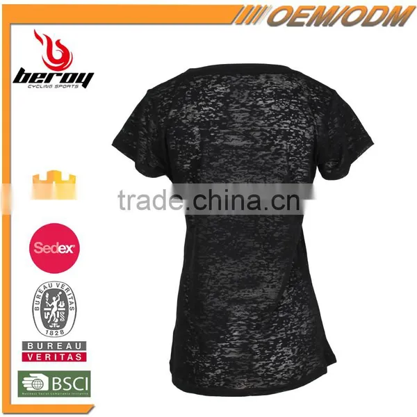 Custom Printing Short Sleeve Chevron Print Woman Shirt and Tops for Wholesale photo-3