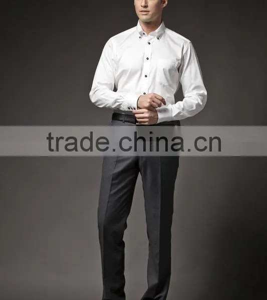Latest Style Man Dress Shirts With Long Sleeve photo-4