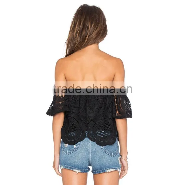 Sleeveless Sexy Ladies Panties Bra Elegant Blouse photo-3