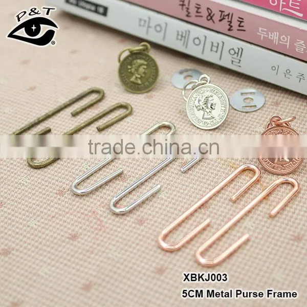 Wholesale Purse Handles Fashion Metal Hardware 5CM Frame For Purse Handbags photo-3