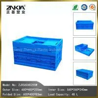 Wholesale Plastic Material Folding Crates for Logistics photo-2