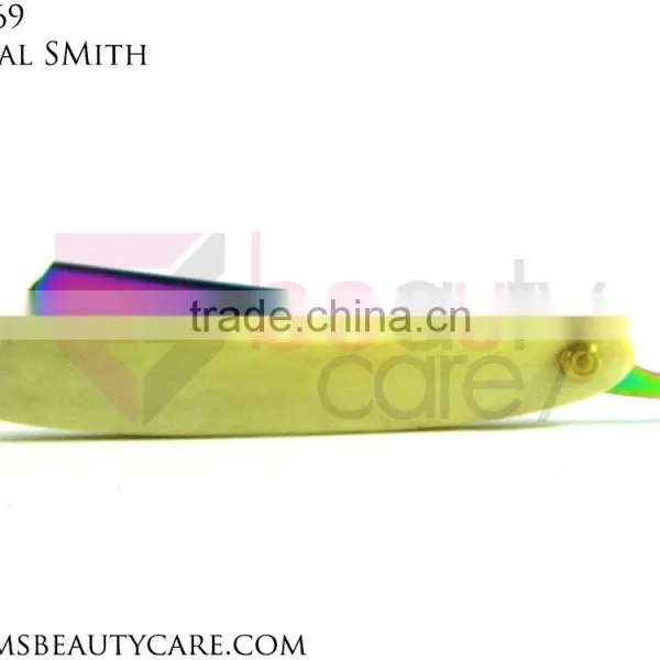 Titanium Coated Straight Razor With Bone Handle photo-4