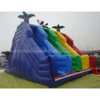 SL-1968 Five Colour Lane Giant Inflatable Slide photo-3