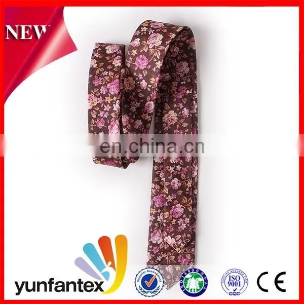 2016 Fashional Floral Printed Plain Cotton Neckties for Young Men photo-5