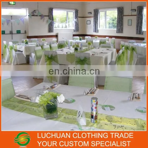 Wholesale Banquet Cheap Polyester Universal Chair Cover White photo-3