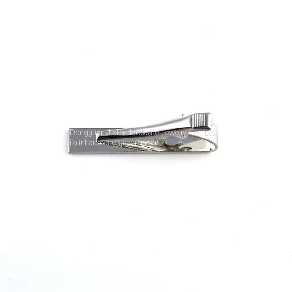 Hot Selling 9mm Wide Board Silver Tie Clip in China 50mm Length for Wholesale photo-2