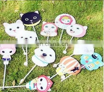 Cute Shape Plastic Hand PP Fan