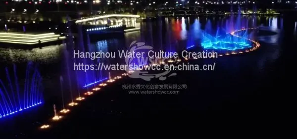 Fountain Show Musioc Dancing Fountian LED Show Fire Show in the Lake photo-5