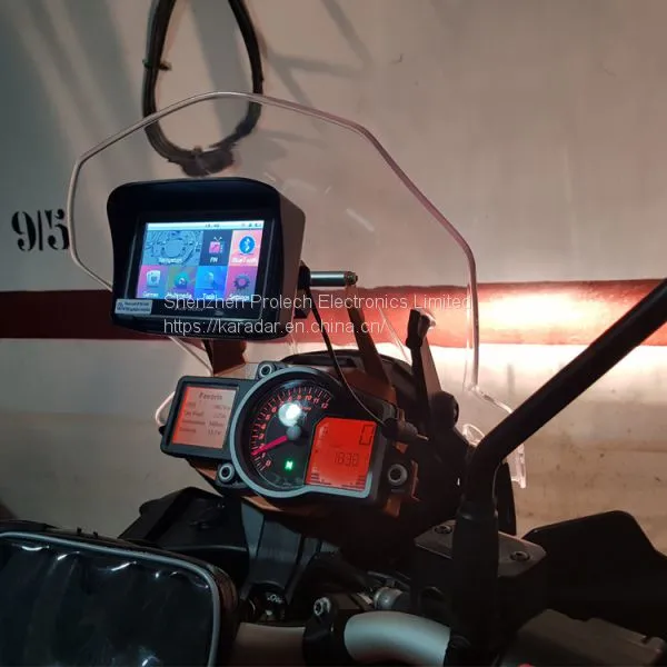 256M RAM Scooter GPS 4.3 Inch Glove Touch Screen photo-2