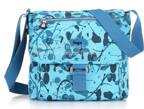 Long Shoulder Messenger Bag With Full Printed Canvas