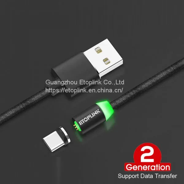 Fast Charging Magnetic USB Data Charging Cable for TYPE C MICRO USB AND IOS for Samsung Huawei photo-2