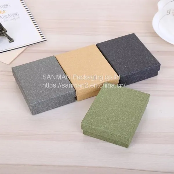 Kraft Custom Paper Gift Box Brown With Lid