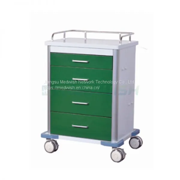AG-GS003 Luxury Hospital Mobile Cold Rolled Steel Emergency Medical Trolley