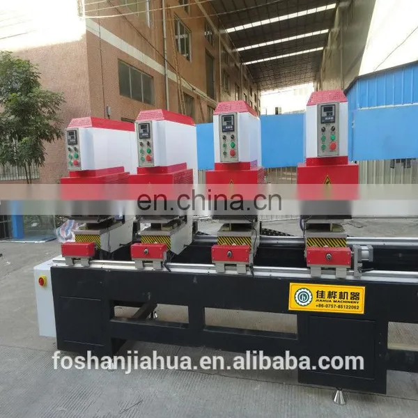 Four Doors and Windows Painted Sculpture Welding PVC Window Equipment--Seamless Welding Machine for Color Plastic Profile Pvc