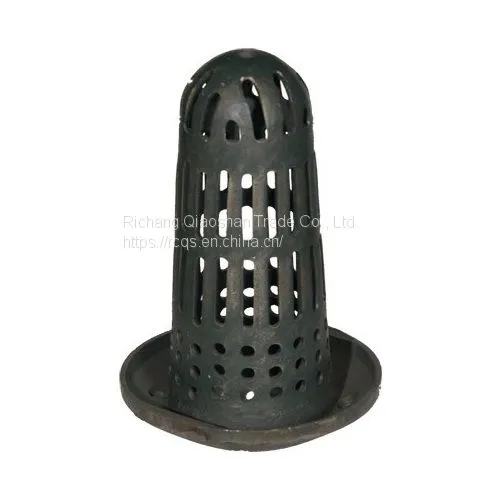 Roof Drain Parts 415 Cast Iron Ring 414 Cast Iron High Hat Dome and 410 Clamp Post Kit photo-3