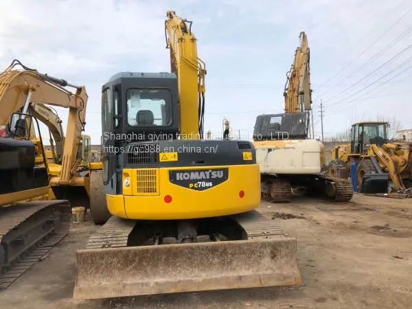 USED JAPAN KOMATSU PC78 MINI CRAWLER EXCAVATOR photo-4