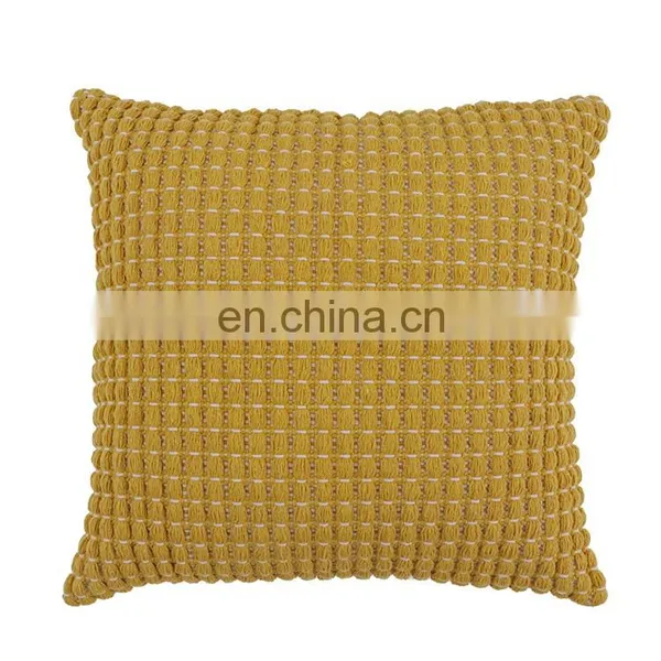 Latest Design Home Accessories Cotton Woven Boho Throw Pillow Case Cover Plain Couch Cushion Cover photo-4