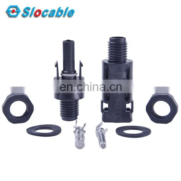 Slocable 2.5mm2 4mm2 6mm2 DC 1000V Panel Cable Connector for Solar Inverter photo-2