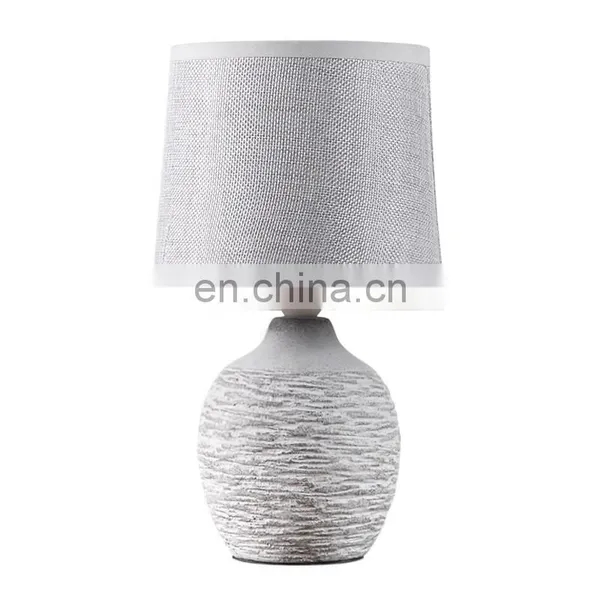 Ancient Stone Pattern Ceramic Night Lights and China Table Lamp photo-6