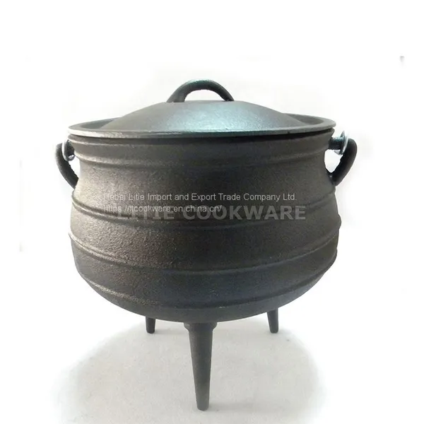 Cast Iron South Africa Three Legged Potjie Pot Wholesale Cookware Sets Wholesale Cast Iron Cookware photo-5