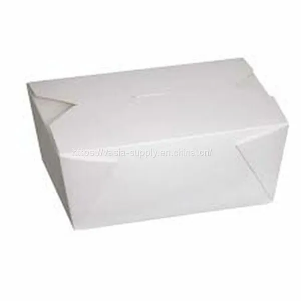 Rectangle Oriental Food Box 35oz White-take Away Carton, Suitable for Hot or Cold Foods, Easy Close Top photo-4