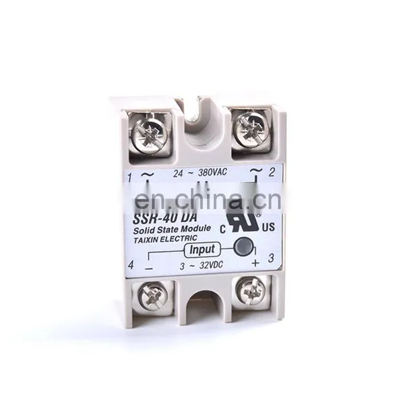Single Phase Solid State Relay SSR-40DA SSR-25DA SSR-10DA DC to AC 3-32VDC Input 24-380VAC Output Solid State Relay Module photo-2