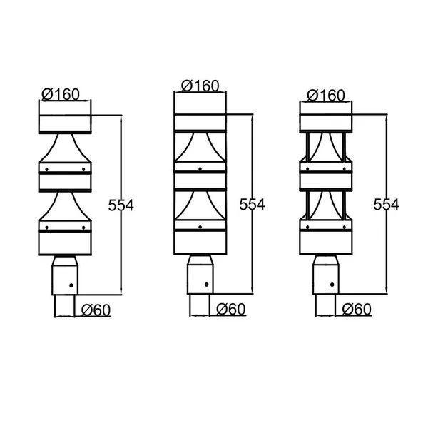 Cylindrical Outdoor Lights DLG-LED-056 photo-4