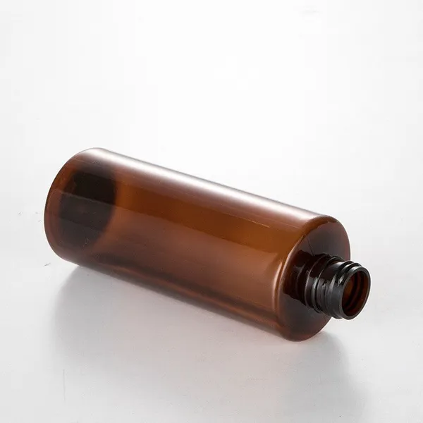 Wholesale Empty 250ml 350ml Flat Shoulder Shampoo Shower Gel Liquid Soap Body Lotion Pump Bottle in Stock photo-3