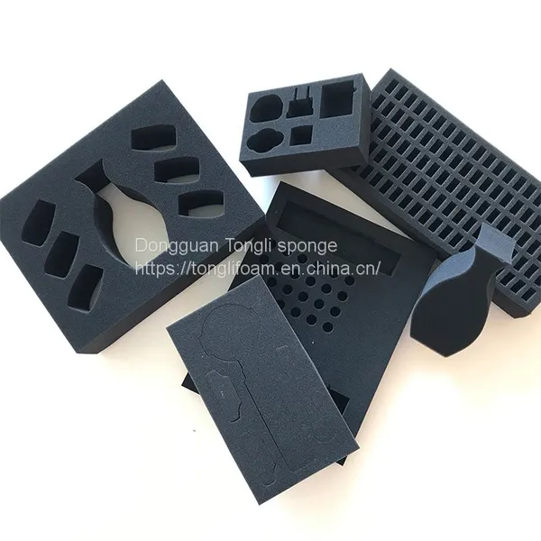 Custom Die Cut Box Packing Foam for Camera Foam Insert Shock Absorbing Pu Sponge Products Packing Custom Shape 18-25KG/M3 photo-2