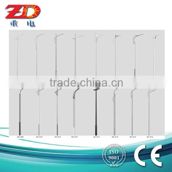 Hot Zinc Galvanized Single Arm Street Pole Outdoor for Solar Light Quality Choice photo-3