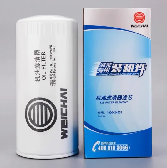 Weichai Construction Machinery Parts Engine Oil Filter Element Spare Model 1000424655 photo-6