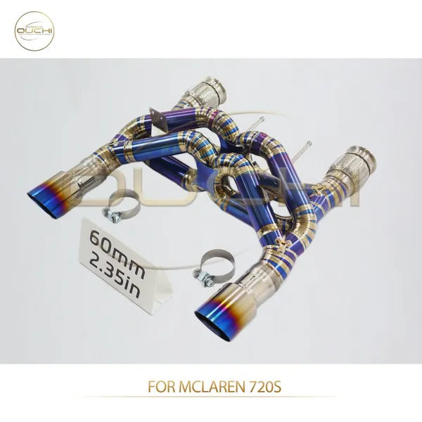 Exhaust Titanium Catback for Mclaren 675LT/720S Electronic Valve High-performance Automotive Exhaust Parts photo-3