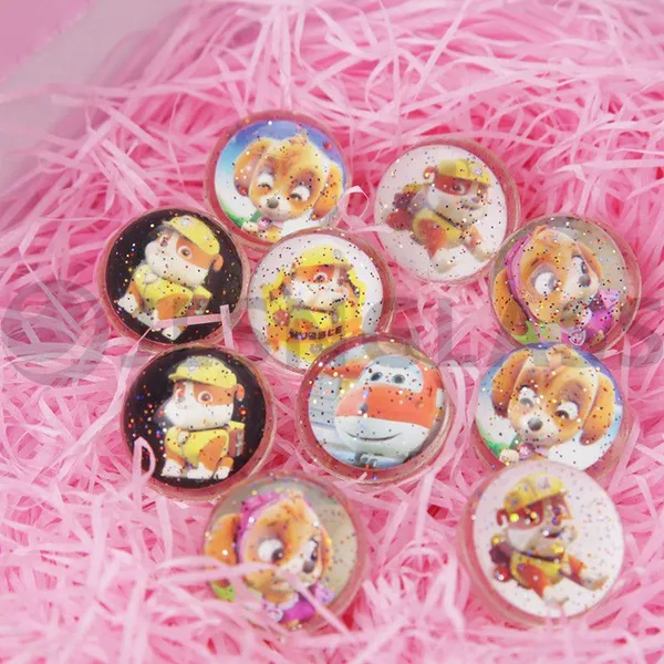 Factory Wholesale Various Design Paper Card Bouncy Toy Rubber Balls photo-4