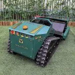 Vigorun Industrial Grade Gasoline Electric Hybrid RC Lawn Mower Robot With 200 Meters Long Distance Control and Flail Cutting photo-3
