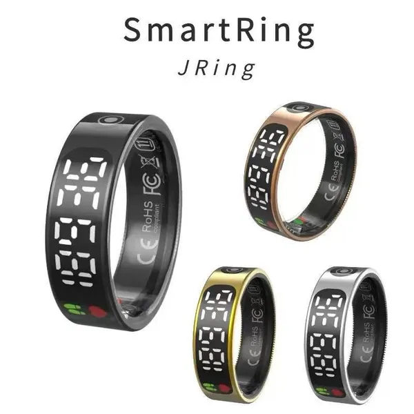 Touch Screen Health Smart Ring NFC Deeply Waterproof Wearable Device Fitness Tracker Smart Ring photo-1