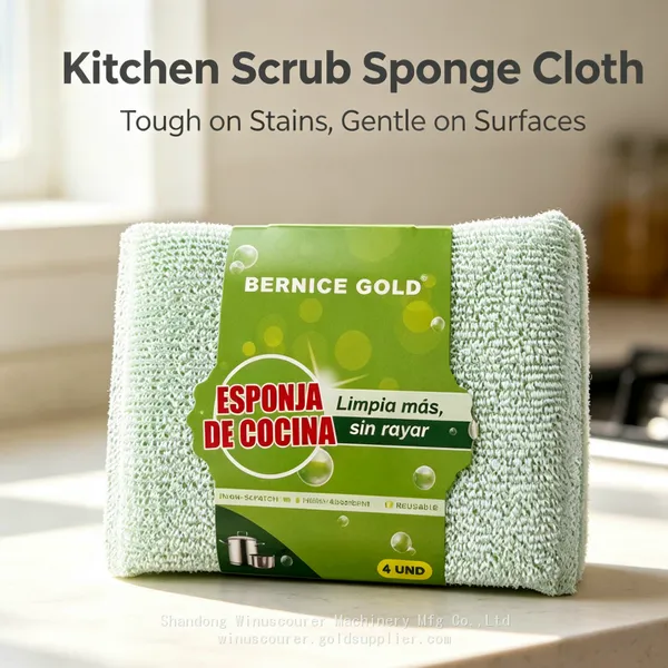 High Absorbency Scrub Sponges, Kitchen Dishwashing Sponges for Water & Oil Absorption photo-2