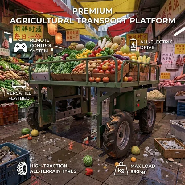 Kein Treiber benötigt! Kennen Sie die Fernsteuerungstransportplattform, die die landwirtschaftliche Logistik verändert