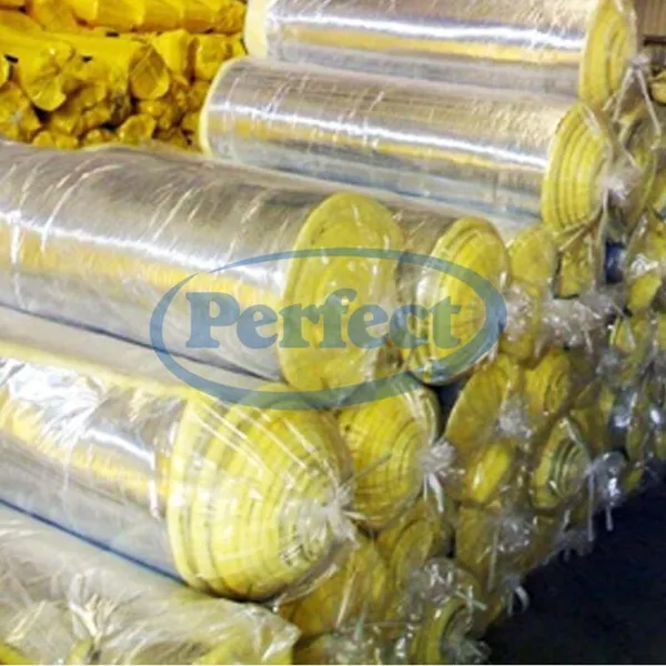 Glasswool Insulation Blanket & Board, FSK FWF MSK MWV KSK Foil Laminate, MPET Metalized PET Faced Glass Wool for HVAC, Roof, Wall, Air Duct photo-5