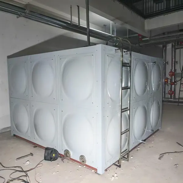 Réservoir d'eau à panneaux boulonnés en acier inoxydable SS304 personnalisé pour le stockage d'eau dans le traitement alimentaire