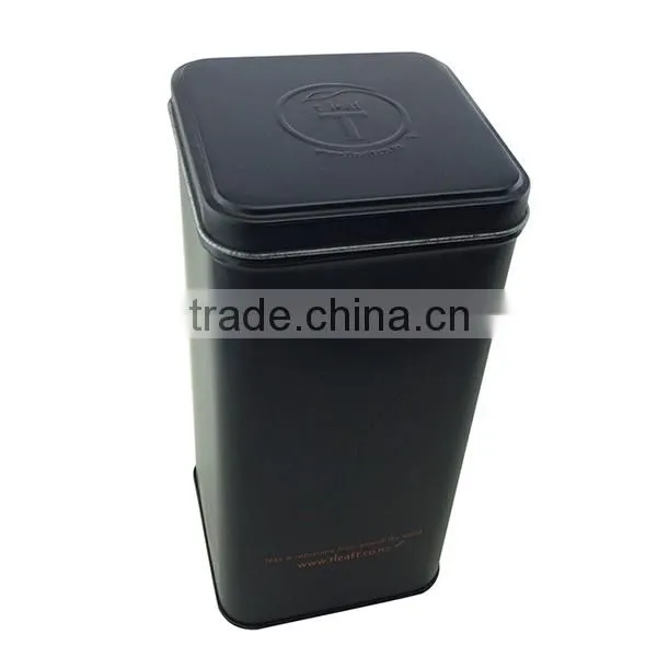 Large Square Tin Cans for Tea, Tea Tin Box Custom Logo, Coffee Beans Tin Cases photo-2