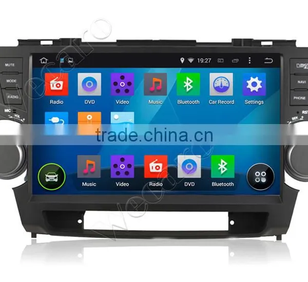 Wecaro WC-TH1062 Android 4.4.4 Car Multimedia System 10.1" for Toyota Highlander Car Dvd Player WIFI 3G Playstore 2008-2014 photo-2
