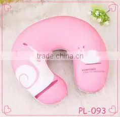 2016 Hot sale lovely U-shape memory foam neck pillow for car
