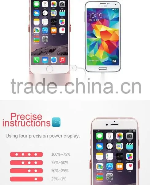 Supplier China Mobile Phone Case New Trend Handphone Customised Smartphone Power Bank Case Phone Battery Case for Iphone6 photo-5