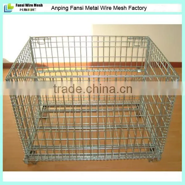 Folding Welded Steel Galvanized Pallet Cage(Anping Manufacture) photo-3