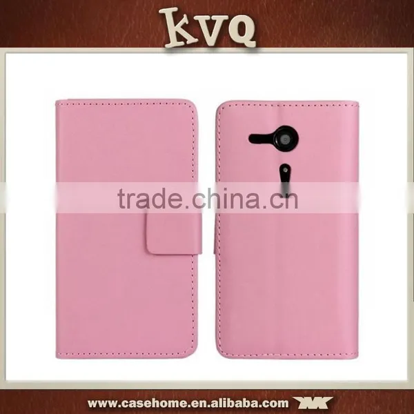 PU Wallet Flip Leather Phone Case Cover for Sony z5 photo-2